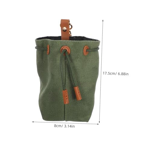 Bolsa de lona para premios de comida para perros facil de colgar 3