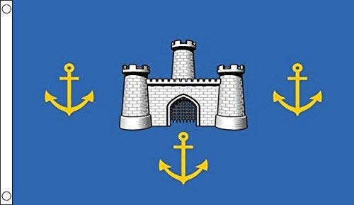 Flagtex Isle of Wight Old (Castles) Flag 5ft x 3ft (150cm x 90cm) — image 1
