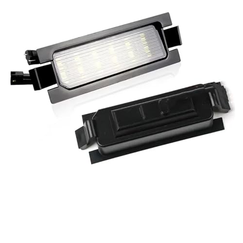 KOEHXJ Luces Placa Matrícula Para Hyundai Para I30 Para Accent Para Elantra Para GT Para Hatchback 2013 2014-2017 Lámpara Luz Placa Matrícula LED Coche(2PCS)
