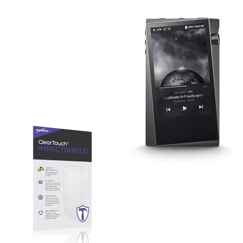 BoxWave Screen Protector Compatible With Astell & Kern SR15 - ClearTouch ImpactShield (2-Pack), Impenetrable Screen Protector Flexible Film