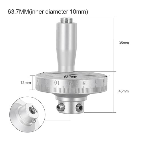 Volante de torno de 63,7mm para optimizar el trabajo en talleres de metal 3