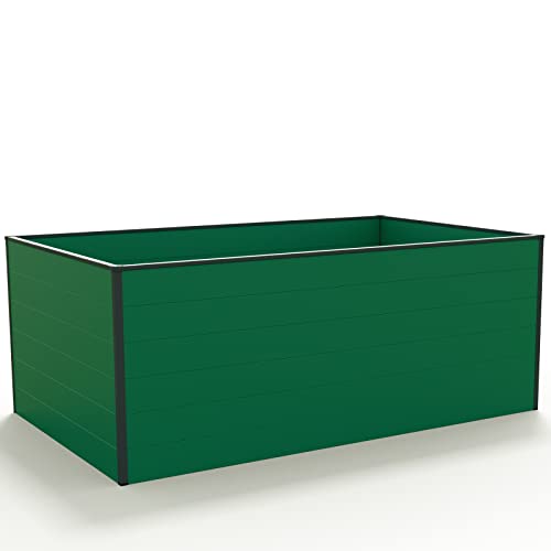 Preisvergleich Produktbild GFP Hochbeet Kräuter-Gemüse-Beet Aluminium CHRISTINA - 195x119x77cm - grün