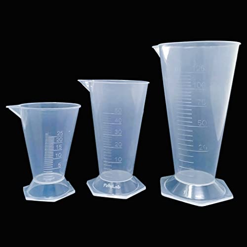 See full amazon price history chart for Bridge2shopping Laboratory Plastic Measuring Beaker Cup Conical Measure, 25 ML/50 ML/125 ML, Combo of 3 Bridge2shopping Laboratory Plastic Measuring Beaker Cup Conical Measure, 25 ML/50 ML/125 ML, Combo of 3 (B095ST4GNH) Amazon Price History, Amazon Price Tracker