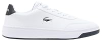 Lacoste Men's Court Pro Sneaker, 225 1 SMA - White/Black, US 9 - Comfortable, All Day Wear