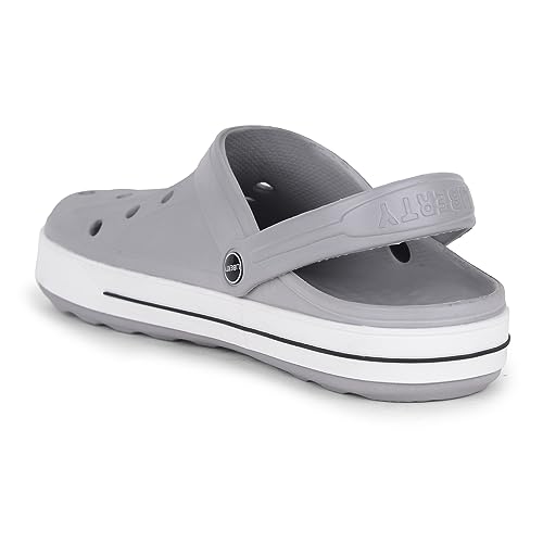 Image of Liberty A-HA LITEWALK Clogs for Men Black, Navy Blue, Green, Grey, Blue, Khaki & Off White | Casual Slip-On Slingback Clog for Walking & Outdoor Use