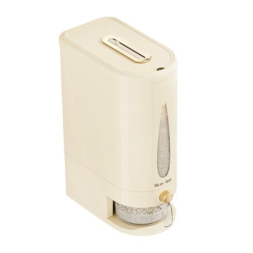 Contenedor de arroz, dispensador de alimentos, contenedor de arroz con tapa, PP sellado hermético, soporte de granos secos para el hogar, organización de almacenamiento para despensa, cocina, duradero