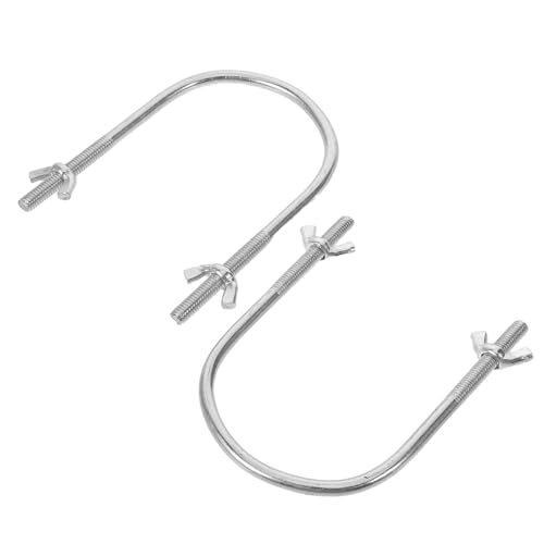 Cabilock Ganci per Rotelle a Forma di U per Radiatore a Olio Accessori per Puleggia di Riscaldatore Elettrico Base Supporto Mobile per Spostamento Facile in Ambienti Domestici 2 Pezzi