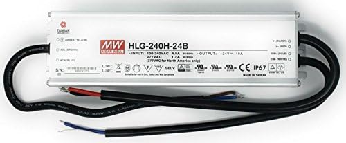 LED Fuente de alimentación 240W 24V 10A ; MeanWell HLG-240H-24B ; atenuación