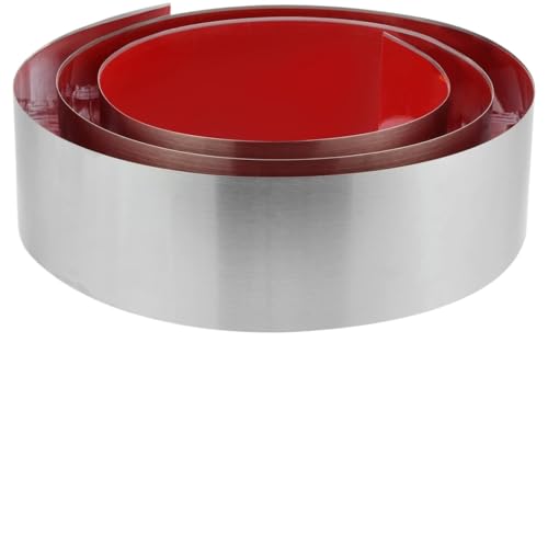Moldura metal cepillado y protector de pared despegable y adherible de 4x102