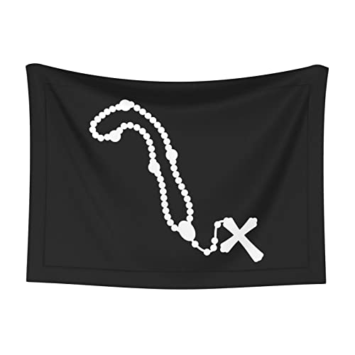 Rosary Catholic Soft and Cozy Pet Blanket for Dogs and Cats - Versatile and Comfortable Medium