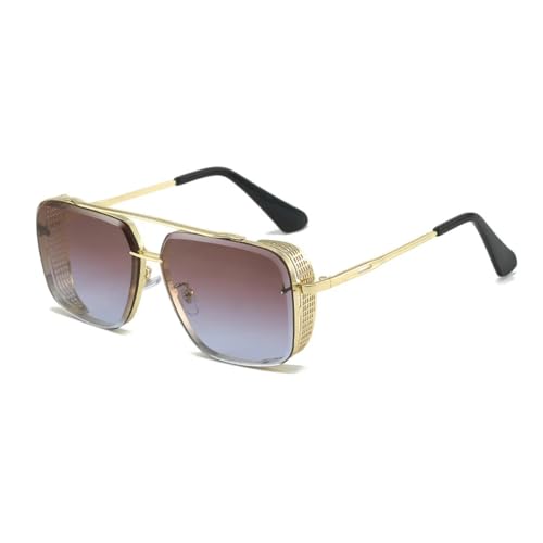 Lunettes de soleil UV400 en métal : haute protection anti-éblouissement pour la conduite