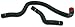 Mishimoto MMHOSE-PRE-97BK Honda Prelude Silicone Radiator Hose Kit, 1997-2001, Black