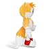 Multipet Sonic Tails Plush Dog Toy, 9-inch
