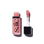 Saie Dew Blush - Lightweight Liquid Blush with a Blendable + Buildable Cream Finish - Dewy Cheek Tint with Doe Foot Wand Makeup Applicator - Sweetie (.40 oz)