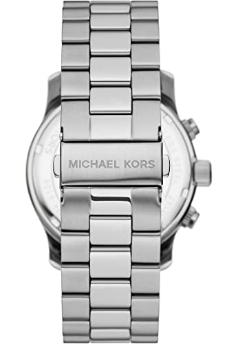 Miniatura 4 de Michael Kors Reloj Runway para Hombre, Movimiento cronógrafo de Cuarzo con Correa de Acero Inoxidable