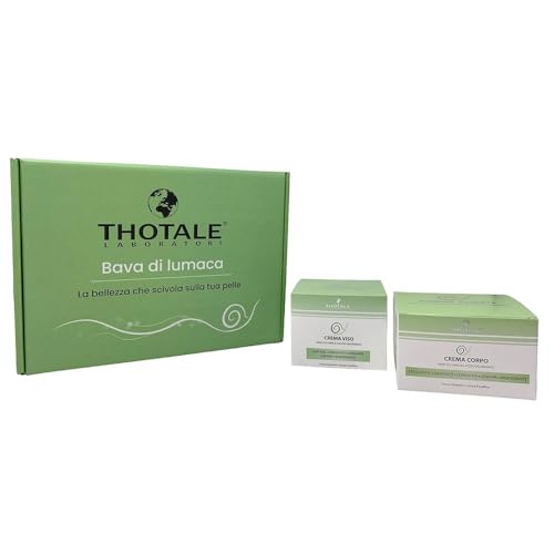 Thotale Bava di Lumaca, Cofanetto con Crema Viso 50ml e Crema Corpo 200ml