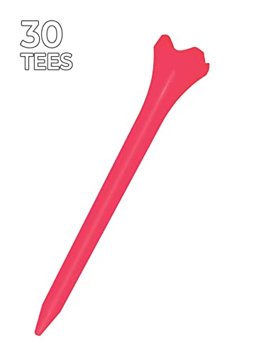 Pride Golf Tee Unisex Adult 30 Count Golf Tees, Citrus Pink, 3.25 Us #TOP1
