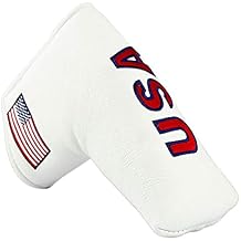 Golf Blade Putter Cover Golf Putter Headcover Synthetic Leather Closure for Scotty Cameron Odyssey Blade Taylormade Ping