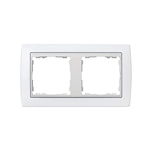 Simon - 82620-30 marco 2 elemento s-82 monocolor blanco nieve Ref. 6558230160