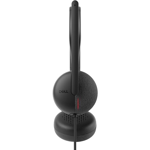 Dell Wired Headset WH3024 écouteurs de bureau USB arceau réglable coussinets confort