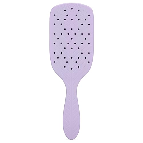 WetBrush Go Green Paddle Detangler for Thick Hair with Unique Cluster Patterns of Soft Intelliflex Bristles to Gently Separate the Thickest of Hair with Ease - Image 2