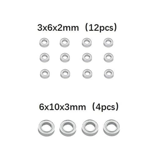 Roulements en acier à billes robustes pour optimiser les ponts de rechange RC - 4