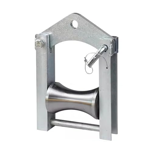 Hanging Cable Protection Pulley for Industrial Construction Sites/Well/Sewer/Tunnel, Steel Construction, Easy to Access with Long Screws (Size : Dia 16cm/6.3in Pulley)