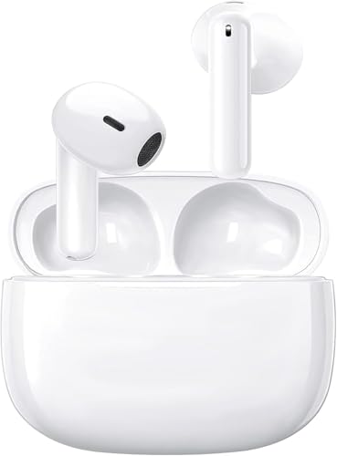 Auriculares Bluetooth 5.4 Auriculares Inalámbricos Estéreo HiFi auriculares Inalámbricos 48 Horas de Reproducción In Earauriculares,Deportes Impermeable IPX7 con Touch Control para iOS/Android