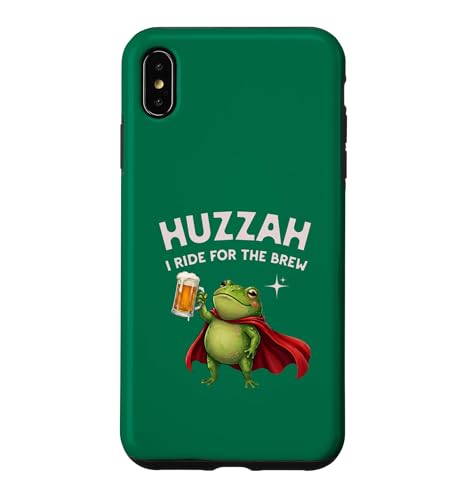 �t�@�j�[�t���b�O�i�C�gHuzzah I Ride For The Brew Beer �t�@���W���[�N �X�}�z�P�[�X iPhone XS Max �p