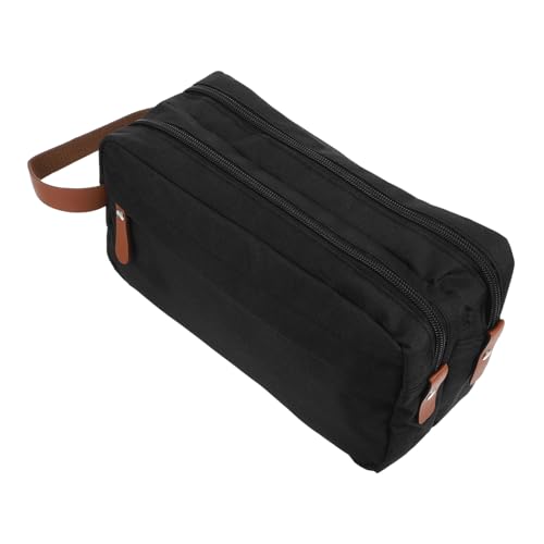 DRESSOOS 大容量トイレタリーバッグ 旅行用ポータブル収納バッグ 折りたたみ式 化粧品収納 薄型 おしゃれ メイクアップポーチ 出張 旅行用