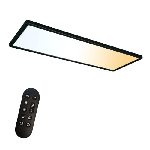 Image of ONDTA Black Ceiling Lights 22W, 2800LM, 23x8'' 2700K-6500K Dimmable