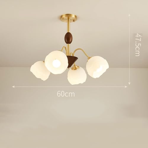 Lustre de ferme en verre pour îlot de cuisine et salon cosy
