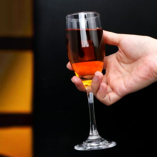 Champagne Flutes Set Of 14,Clear 5 Ounce Champagne Glasses,Elegant Crystal Champagne Glasses Bulk Wine Stemware For Mimosa,Sparking Wine,Wedding,Party #TOP6