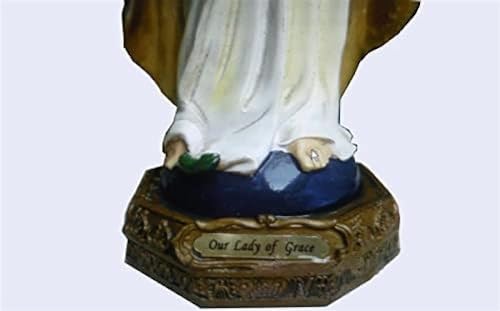 Statue Vierge Marie Modèle Catholique - Statuette Chrétienne Décoration AMUCK