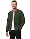 Atforna Strickjacke Herren Lässig Feinstrick Jacke Mehrere Taschen Reverskragen Button-Down Langarm Pullover Cardigan Herbst Winter 2024 Armeegrün XL