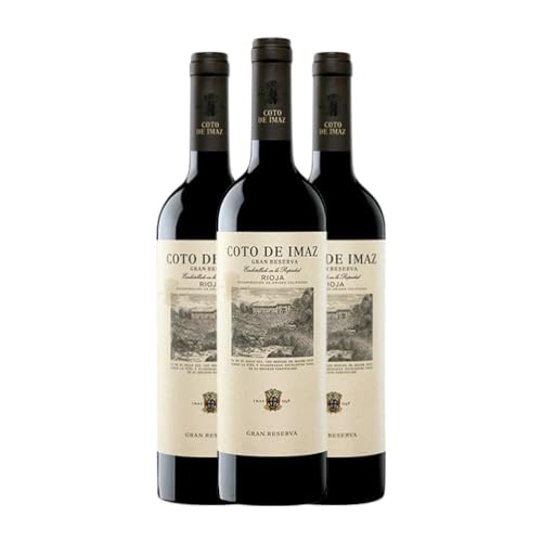 Coto de Rioja Coto de Imaz Tempranillo Rioja Gran Reserva 75 cl Vino tinto (Caja de 3 Botellas de 75 cl)