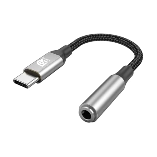 Image of Q3 Type C to 3.5 mm Audio Jack Connector with DAC Headphone Converter Adapter Compatible with iPhone 16 /15 Pro Max /15 Pro /15 Plus, Galaxy S24 / S23 /S22 /S21 /S208 & Other Type C Phones