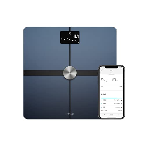 Withings Body + フランス生まれのスマート体重計 ブラック Wi-Fi/Bluetooth対応 体組成計 【日本正規...