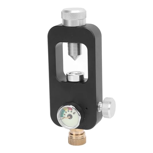 Adaptateur de recharge de plongée Naroote en alliage robuste avec manomètre - 2
