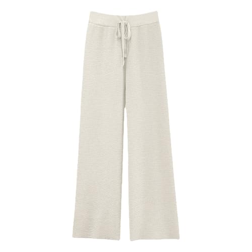 Pantalon en tricot de qualité supérieure : coupe large et finitions soignées - 4