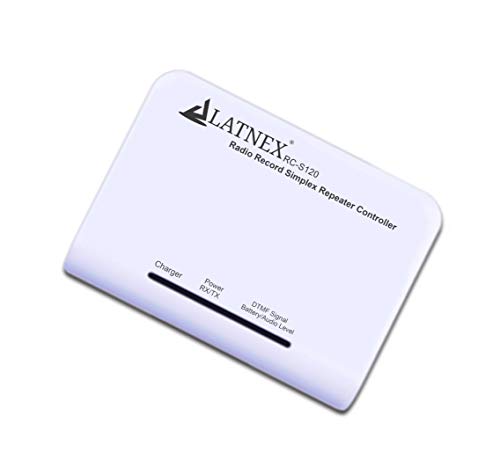 LATNEX RC-S120 Simplex Repeater Controller - DMR Crossband Repeater and Radio Voice Recorder Connects to Virtually Any UHF, VHF Handheld, Base, Two Way, Amateur Ham or Mobile Radio
