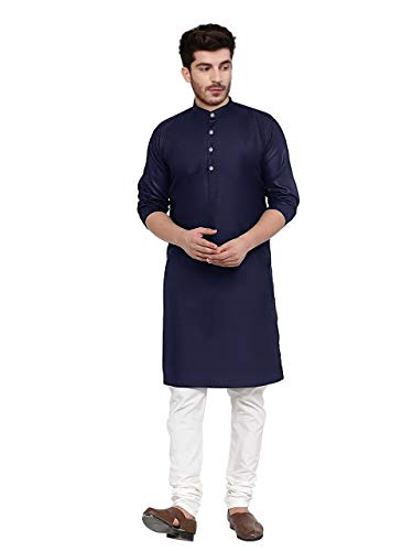 Image of trustous Mens straigth Solid Kurta Pyjama Set Combo in 100% Cotton with 16 Colour Option and Size are XS to 3XL for (Birthday,Wedding, Ceremony, Casual, Engagement)
