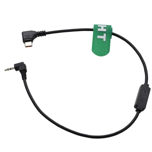 HangTon Cable de control de grabación para DJI RS2/3/4 Pro, Focus Pro Grip a Sony CineAltaB FX9 FX6, Canon C80, BMD URSA Mini Pro, Panasonic EVA1 BGH1, cámara Z CAM, USB-C a LANC de 2,5 mm, 30 cm