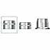 Huck C50L LC-2R16G Lockbolt Collar; 1/2 Inch (0.500 Inch), Standard FLNG Collar, Grade 5 Steel, Zinc CLR TRIV CHRMT (10