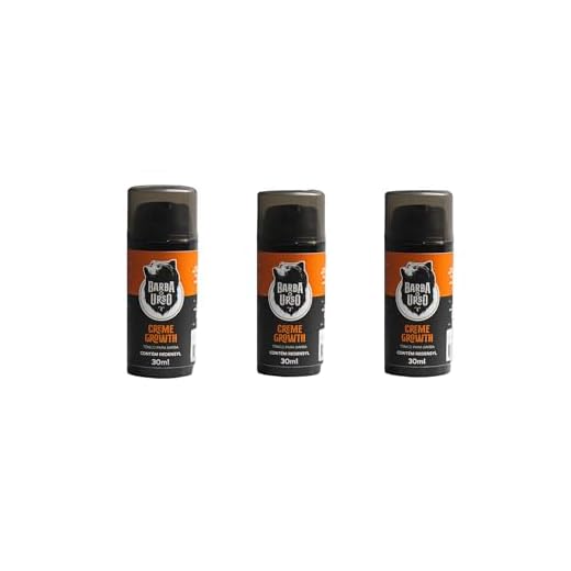 Kit Tônico para falhas na Barba Creme Growth Barba de Urso