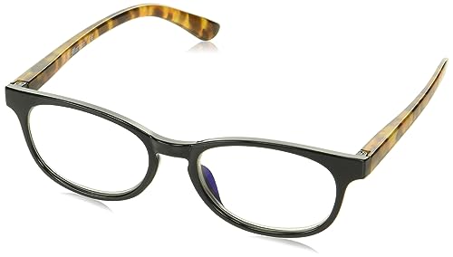 Image of A.J. Morgan Unisex Check Accepted - Blue Light Blocking Computer Readers Oval Reading Glasses