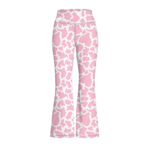 Image of Girls Flare Leggings 5-14T Cute Bell Bottoms for Girl Yoga Pants for Gym