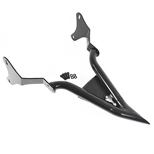 Black Sissy Bar, Passenger Backrest Rear Pad Fit For Kawasaki Vulcan 1700 Vaquero Vn1700 Passenger Sissybar Backrest 24" Tall #TOP7