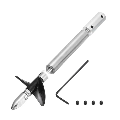 Image of sourcing map Drive Shaft W Propeller and Coupling Joint for RC Boat Coupler Assemble Kit, L100mm Shaft, L25mm Sleeve, D36mm Two Propeller, Fit for 3.17 mm Motor Shaft