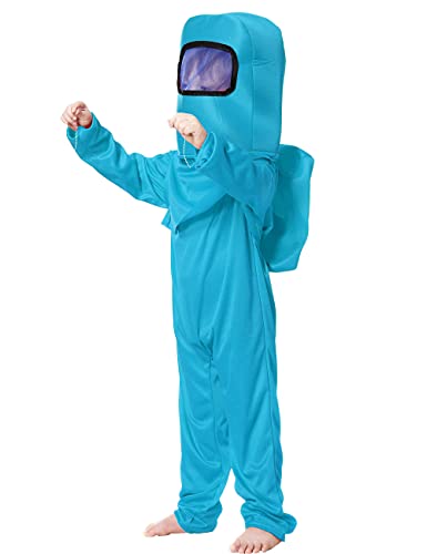 Disfraz Astronauta Niño 3-10 Años Azul y Rojo